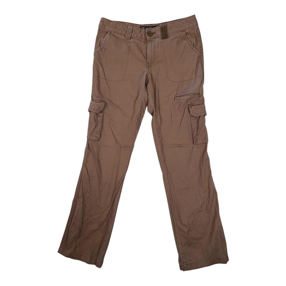 Dickies Cargo Pants Women's 6 Brown Relaxed Fit Twill Utility Pockets Casual